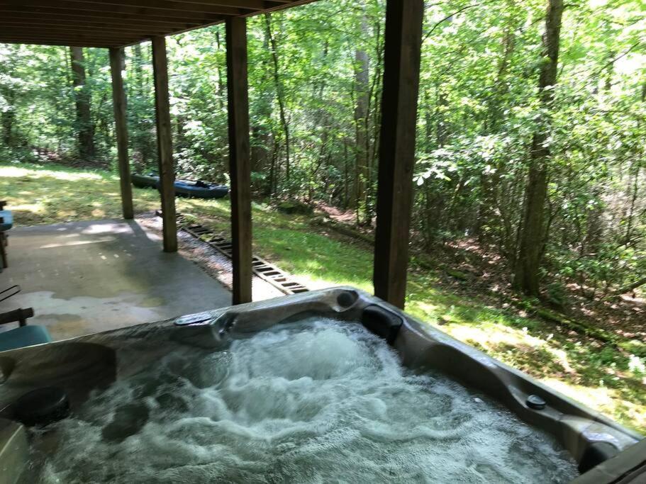 Cabin Fever On Cartecay River Ellijay Exteriör bild