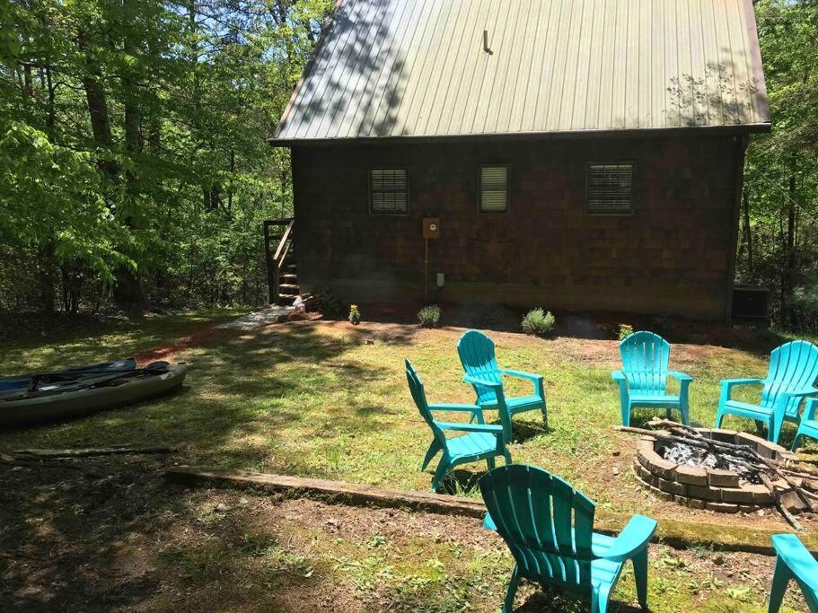 Cabin Fever On Cartecay River Ellijay Exteriör bild